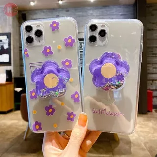 Flower Holder Casing Samsung Galaxy A3 A5 A7 A8 2015 2016 2017 A8 A6 Plus 2018 Soft Protective Cover