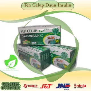 Teh Celup Daun Insulin Hikmah isi 20 - Obat Diabetes - Teh Daun Insulin - Teh Herbal -  Daun Insulin