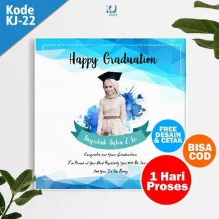 [+Cetak]Hiasan Pajangan Dinding Kado Wisuda Desain Cetak Souvenir/Hadiah Flowers untuk Pacar Laki