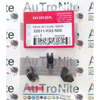 Clip Piece Slide Pulley Rumah Roller 22011-K93-N00 Ori Honda Beat Genio Scoopy Spacy Vario 110 ESP