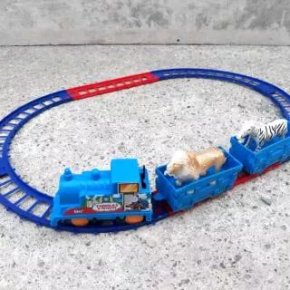 Kereta Api Thomas Mainan Anak Edukatif Rel Angkutan Hewan Edukasi Train Angkut Animals
