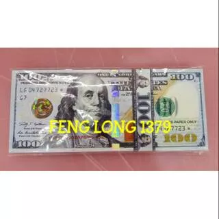Hell Bank Note USD 100 | Nominal 100 Dolar Amerika untuk Sembahyang Leluhur