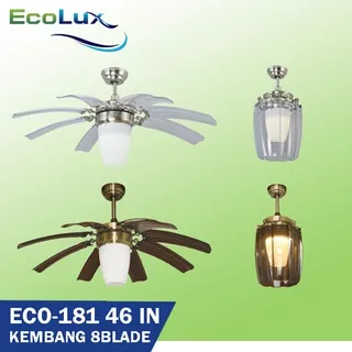 Kipas Angin Lampu Gantung / kipas minimanis Ecolux tpe Eco-181 KEMBANG