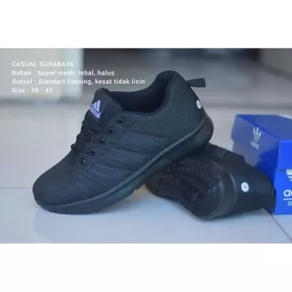 ADIDAS VIETNAM 36-43 SEPATU ADIDAS HITAM POLOS SEPATU SEKOLAH HITAM FULL