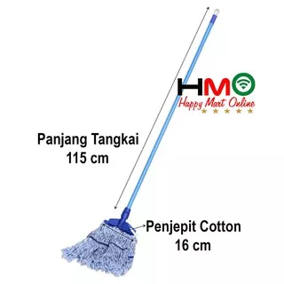 Q2 Alat Pel Pengepel Lantai Mop Sumbu Lebar 18 CM Q2-816 Q2 816