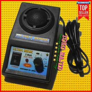 ULTRASONIC Pengusir Tikus Kecoa Nyamuk Lalat Serangga Ultra Sonic Pest Control Repellent 10 Khz 5W