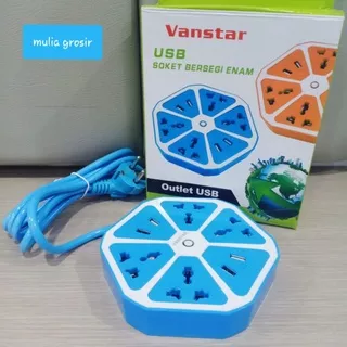 Stop Kontak Usb Vanstar / Stop Kontak Kaki 3