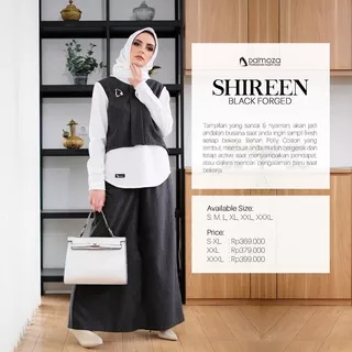 Setelan Rok Dewasa DAMOZA SHIREEN BLACK FORGED - BROKEN WHITE || BY MUTIF