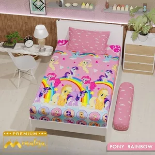 Sprei Monalisa Premium Pony Rainbow 120x200