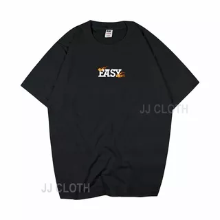 Tshirt Baju Kaos Distro EASY Logo / Kaos Distro Pria Wanita