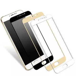 Tempered Glass Warna colour color FULL OPPO A39, A57, A71,A83, F3/A77, F3+/Plus, F5