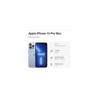 iPhone 13 Pro Max 128GB/256GB/512GB/1TB 100% ORIGINAL Sierra Blue Graphite Silver Gold