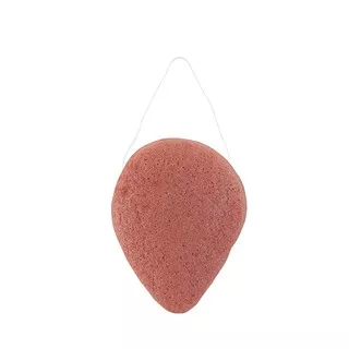 TD RED CLAY, Red Clay Face Sponge Tear Drop Konjac Root |Spons - NICOLES NATURAL