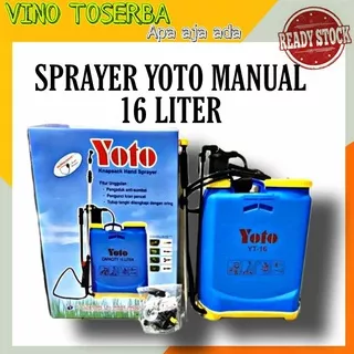 HAND SPRAYER YOTO 16LITER MANUAL KNAPSACK/ SPRAYER MANUAL YOTO TERBAIK 16 LITER