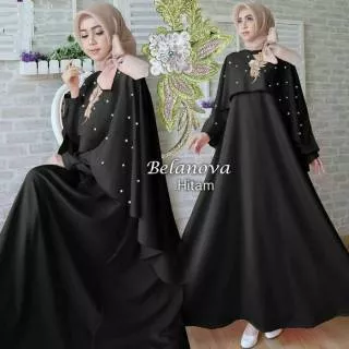 GAMIS PESTA ORI BELANOVA DRESS JUMBO BAJU NIKAHAN/WISUDA BIG SIZE MURAH