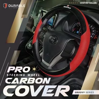 Ford Escape Laser Sonic Sarung Setir Cover Stir Carbon Durable Groovy