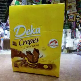 crepes /deka crepes banana 1pack isi 12pcs