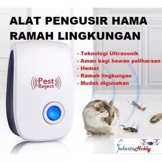 Alat Pengusir Tikus Elektronik Pest Reject Ultrasonic / Alat Pembasmi Serangga Tikus Nyamuk