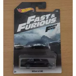 Hotwheels fast and furious nissan skyline hako 2018 US Card