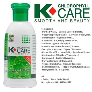 K-Care Chlorophyll 2 in 1 Shampoo | Shampo Klorofil K-Link ASLI
