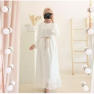 Long Tunik / Long Tunik Import Motif Tutu / Long Tunik Putih Polos / Atasan Wanita Import / Baju Atasan / Atasan Wanita Lengan Panjang / Atasan Wanita Terbaru / Tunik Andin / Tunik Ala Selebgram Murah Terbaru