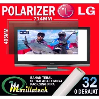 Polarizer tv LG 32inc polarizer lcd LG 32inc plastik polaris tv LG 32INCH