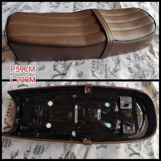 JOK COKLAT JOK MOTOR JOK CUSTOM BRITISH JOK CUSTOM CLASSIC KLASIK MOTOR UNIVERSAL RUBAHAN