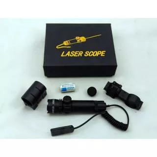 Laser Scope Hijau - Green Laser Scope - Senapan Angin - Alat Outdoor - Hunting - Adventure