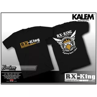 T-shirt Baju Kaos Motor Yamaha Rx King Indonesia 135cc Logo Kaos Otomotif - KALEM CLOTHING