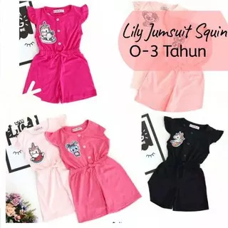 Jumpsuit Anak Lily (0-3 Tahun) Baju Anak Perempuan Murah