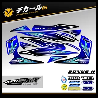 STRIPING JUPITER MX 135 LAMA / STRIPING MX OLD / STICKER JUPITER MX 135 LAMA / STRIPPING STIKER MX 135 LAMA / STIKER / SETIKER / SRTIKER / STIPING / SPARK / STOCK DECAL EXCITER / GRAFIS 2