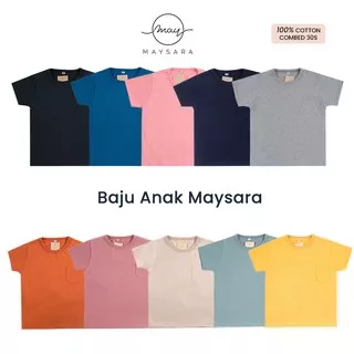 Kaos Anak Laki-Laki Perempuan Safa Kids Pocket Tee 1-4 Tahun