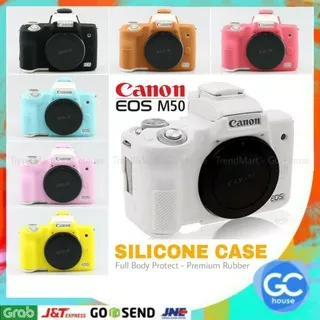 [ Silicone Case EOS M50 ] Silikon Sarung Kamera Mirrorless Camera M 50 Rubber Premium