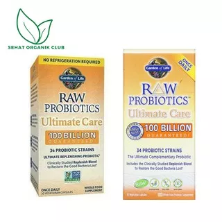 Garden of Life Raw Probiotics Ultimate Care 100 Billion 30 Cap probiotic ; Garden of Life Raw Probiotics Probiotic Ultimate Care ALIVE