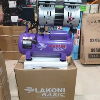 Kompresor Silent LAKONI Basic 9S 0.75 HP 8 Liter TANPA OLI OILLES