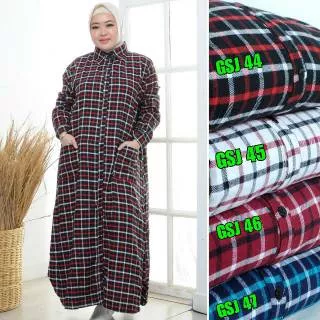 Gamis flanel super jumbo/gamis flanel jumbo/gamis jumbo/long dres jumbo/gamis kotak jumbo/maxi jumbo