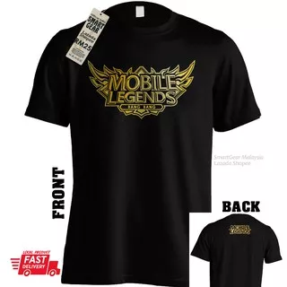 BAJU KAOS Mobile Legends Bang Bang Tshirt Cotton Gaming GTA Playstation Fifa PUBG Call Of Duty Garena Dota league of legends KATUN COMBED 30S 100% / Baju Kaos Laki Laki Dewasa / Baju Distro Baju Kaos Sablon Polyflex Printed Terbaru Terlaris