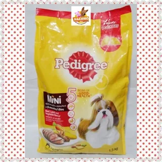 Pedigree Mini Beef, Lamb and Vegetable 1.3kg/Pedigree Mini Beef, Lamb and Vegetable 1,3kg/PEDIGREE® Makanan Anjing Kering Ras Mini 1.3 Kg