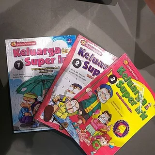 PAKET KOMIK - KELUARGA SUPER IRIT 1-3 ADA BONUSNYA DIDALAM BUKU - KOMIK LUCU - KOMIK ANAK - KOMIK SUPER IRIT - KOMIK KOREA - KOMIK PENGETAHUAN KEUANGAN ANAK - KADO UNTUK ANAK