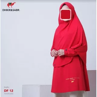 Original Kaos Tunik Dhikr Clothes Merah Cabe