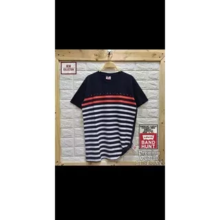 Kaos levi`s salur/baju kaos salur levi`s L XL