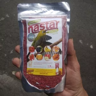 VOER HW NASTAR PAKAN MAKANAN PUR BURUNG PLECI POER MERAH AROMA BUAH