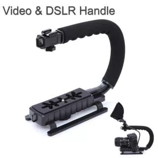 Camera Stabilizer Grip Video Handle C Shape for DSLR