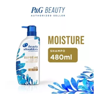 Head & Shoulders Shampoo Supreme Moisture Anti-Dandruff 480 ml Sampo Anti Ketombe Promo Shampo Termurah P&G Argan Oil || Head & Shoulders Head and Shoulders Shampoo 480ml 480 ml