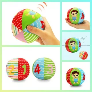 bola rattle Jollybaby Chime Ball Mainan Bola Kerincingan mainan bayi bayi mainan rattle jolly baby