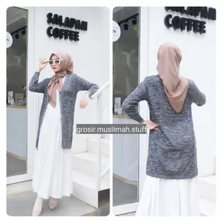 LONG CARDIGAN RAJUT TWIST LONG CARDI KNIT WANITA WOMAN FASHION