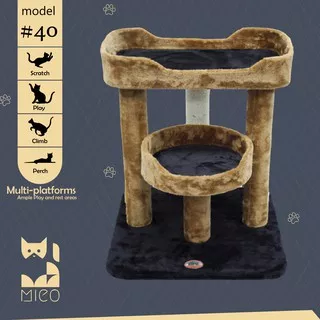 Cat Tower - Panjatan Kitten - Kandang Kucing Tingkat - Garukan Kucing - Rumah Kucing -  Cat Condo