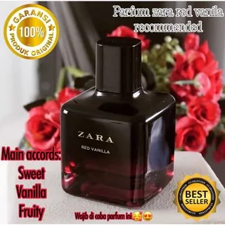 parfum original wanita Zara red vanilla EDT 100ml - parfum original eropa (no box) - parfum promo