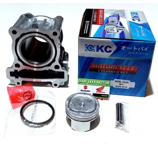 CYLINDER BORING BLOK SEHER KIT ASSY VIXION OLD NEW MEREK KC LINER BAJA PREMIUM BISA DI KORTER   DIAN JAYA MOTOR  DAN BOR UP