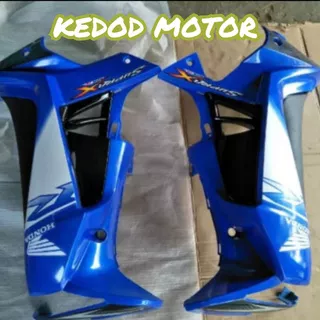 Cover Sayap Set Honda Supra X 125 New Betmen Tahun 2008-2012 Biru